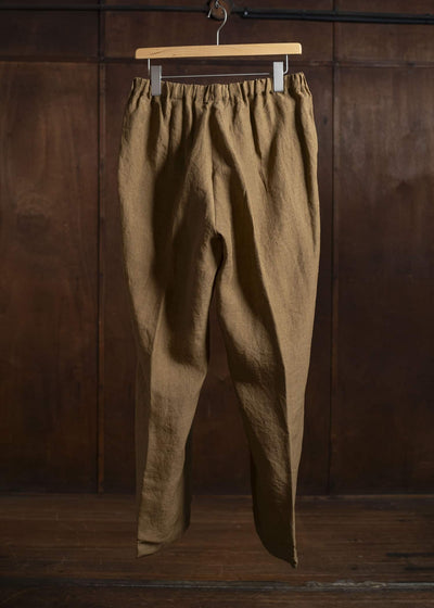 Jurgen Lehl Linen Irregular Dyed Pants Flax J0152FPM602-90