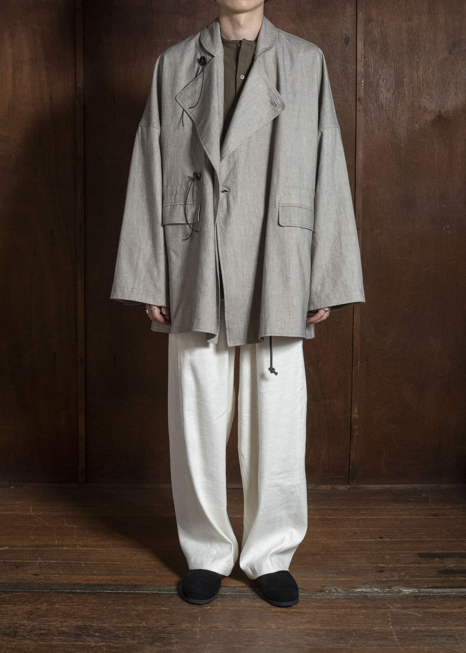 shi shi 26S1J1BE DO CHU-wrap jacket BE