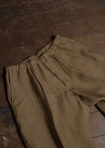 Jurgen Lehl Linen Irregular Dyed Pants Flax J0152FPM602-90