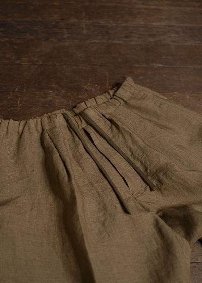 Jurgen Lehl Linen Irregular Dyed Pants Flax J0152FPM602-90