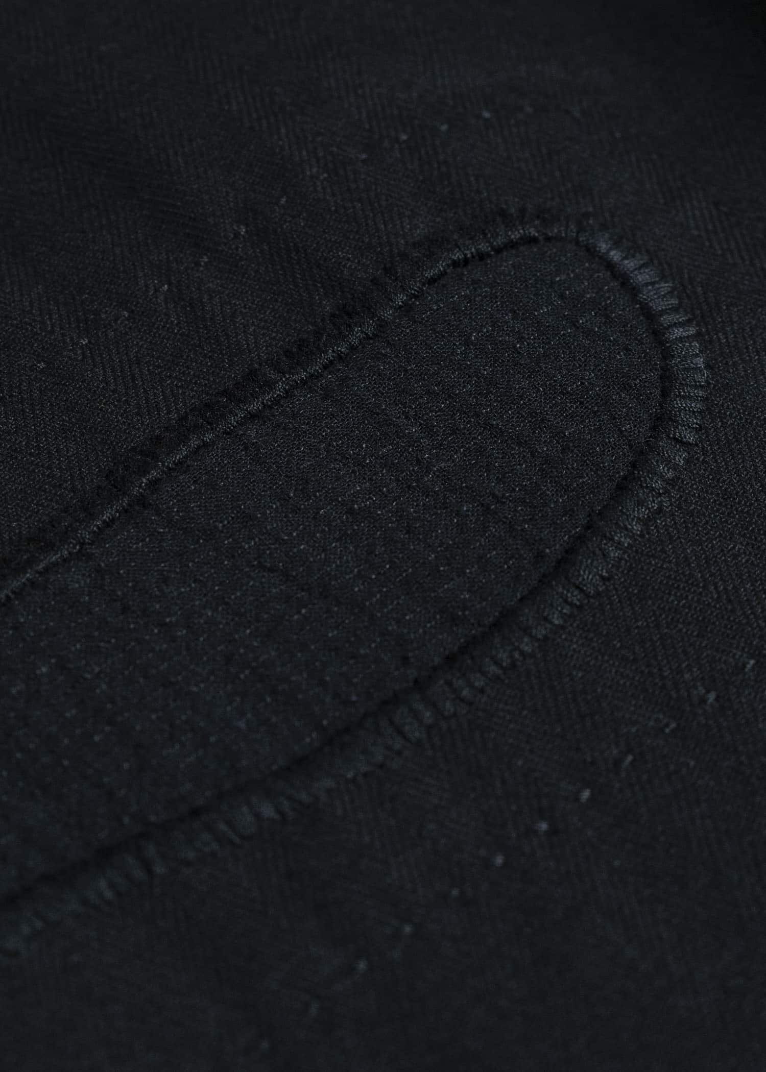 Professor.E DISTRESSED WORK PANTS BLACK 25FW-PE-TRL-02