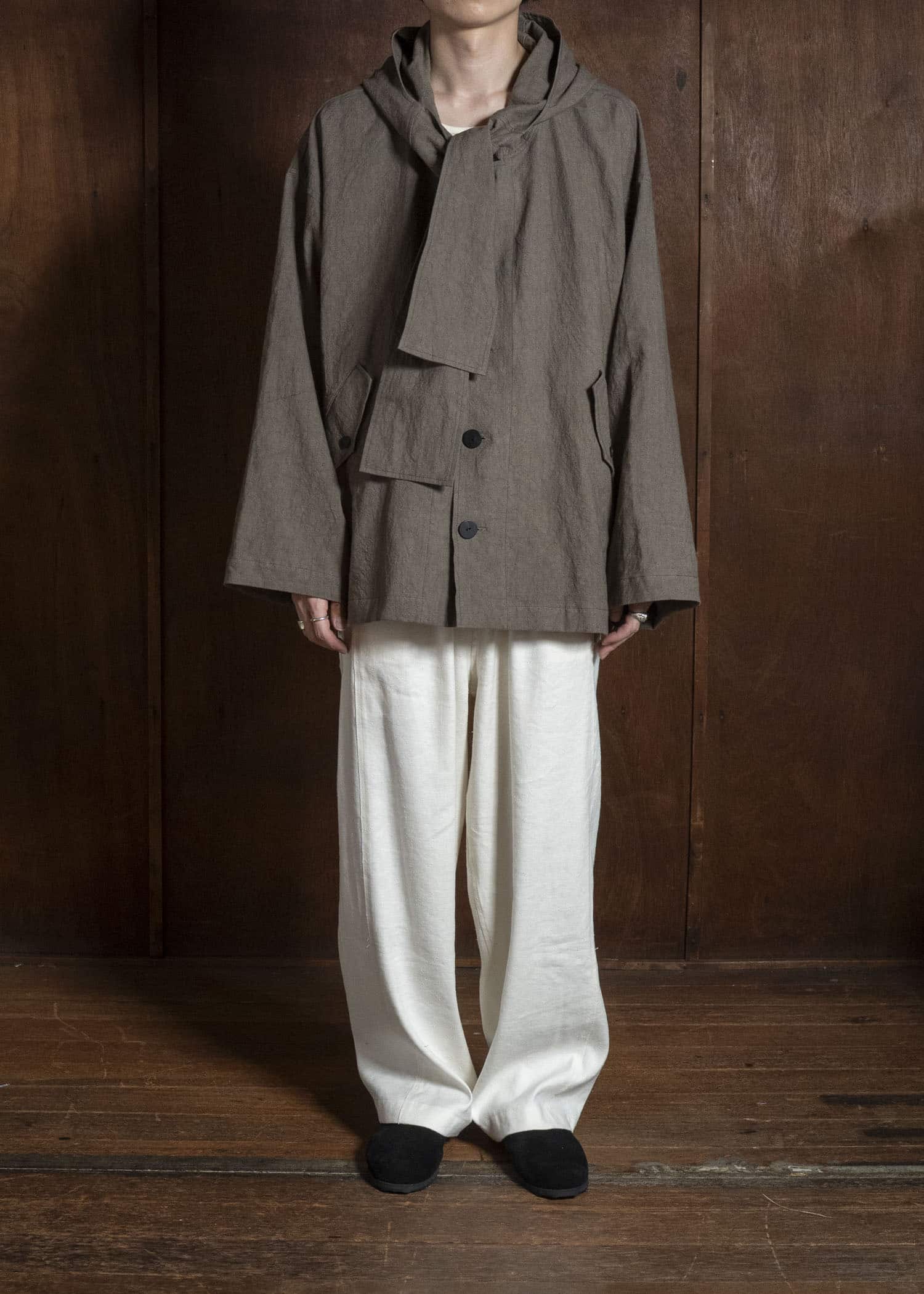 shi shi 26S1T1KH HOKKABURI-hoodie jacket KH