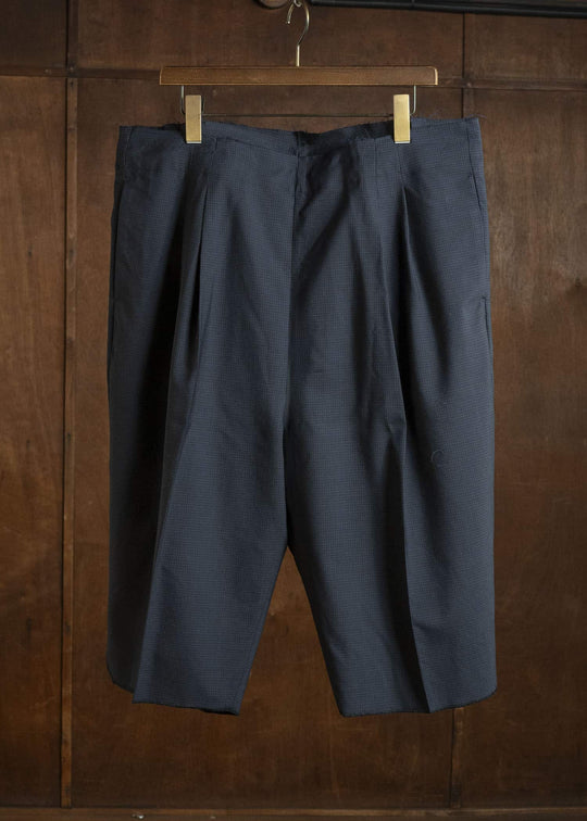 BIBLIOTHERK BR-PT02-SS26-01 BALLOON SHORTS NAVY