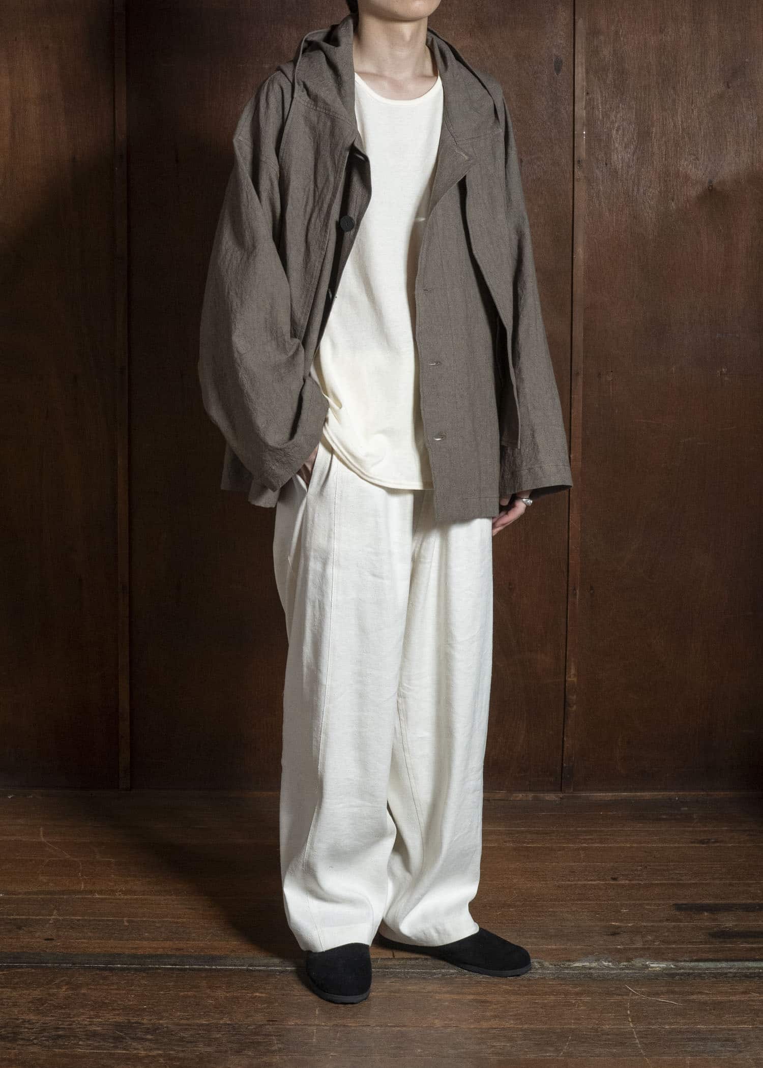 shi shi 26S1T1KH HOKKABURI-hoodie jacket KH