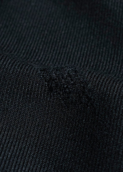 Professor.E DISTRESSED WOOL PANTS BLACK 25FW-PE-TRL-01