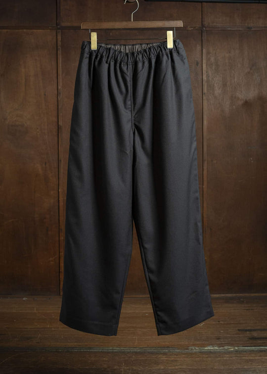 Gorsch 13-2ND-TR03-WO Kersey Wool Easy Trousers Dark Brown