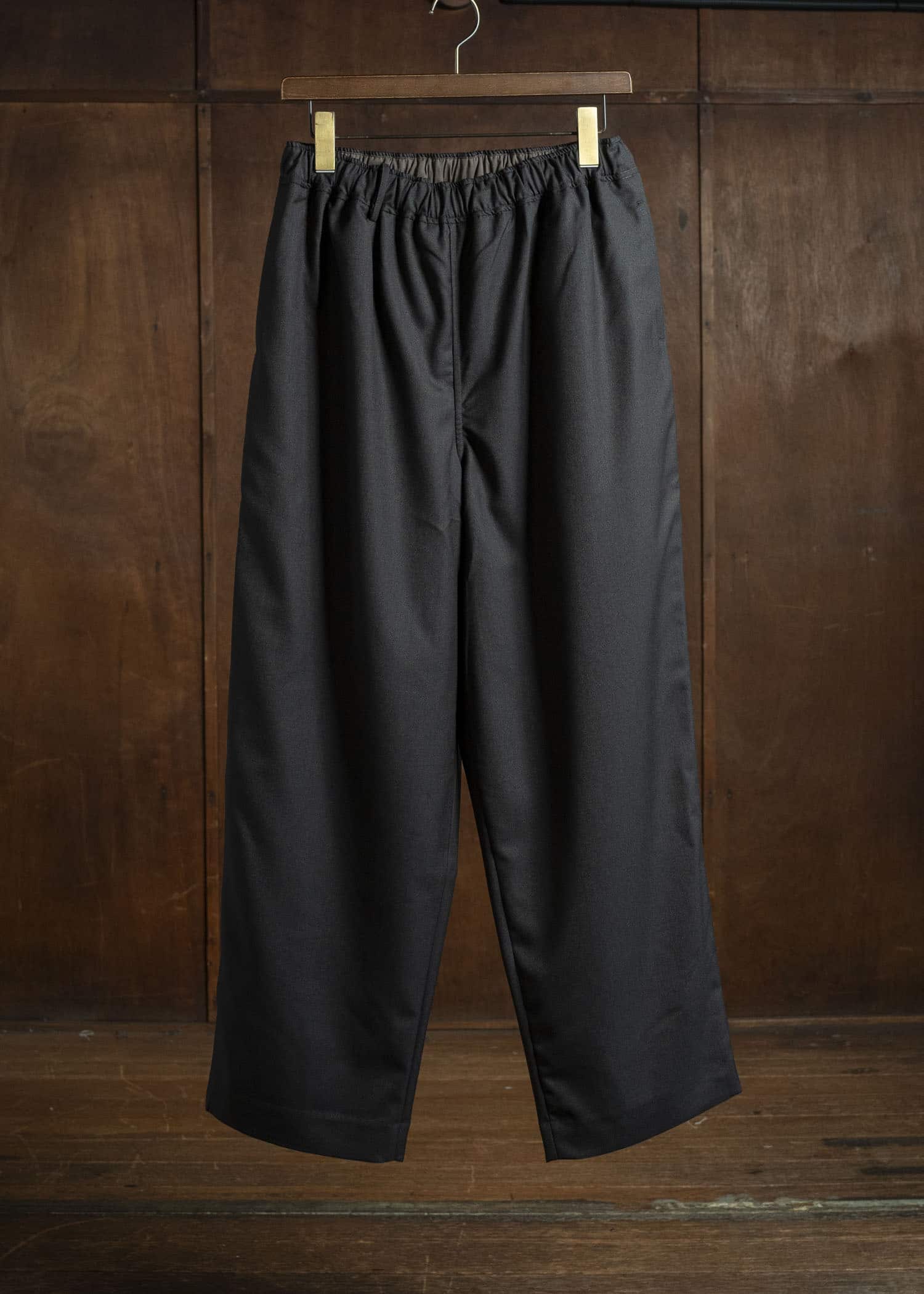 Gorsch 13-2ND-TR03-WO Kersey Wool Easy Trousers Dark Brown