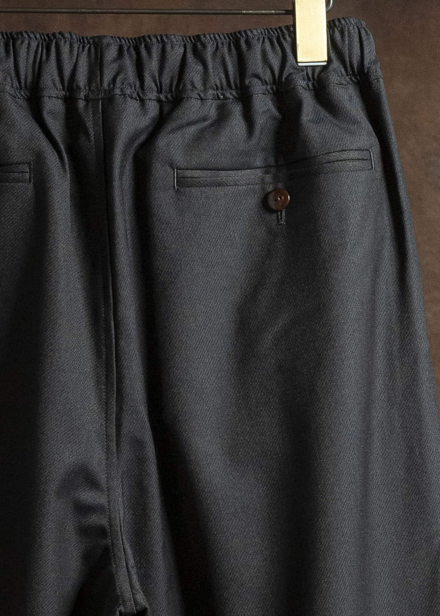 Gorsch 13-2ND-TR03-WO Kersey Wool Easy Trousers Dark Brown