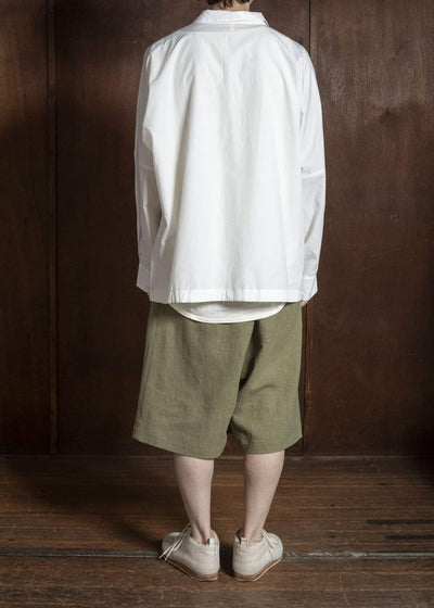 shi shi 26S2S3WH Fishrman shirts ECRU