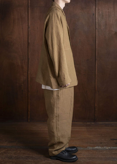 Jurgen Lehl Linen Irregular Dyed Pants Flax J0152FPM602-90