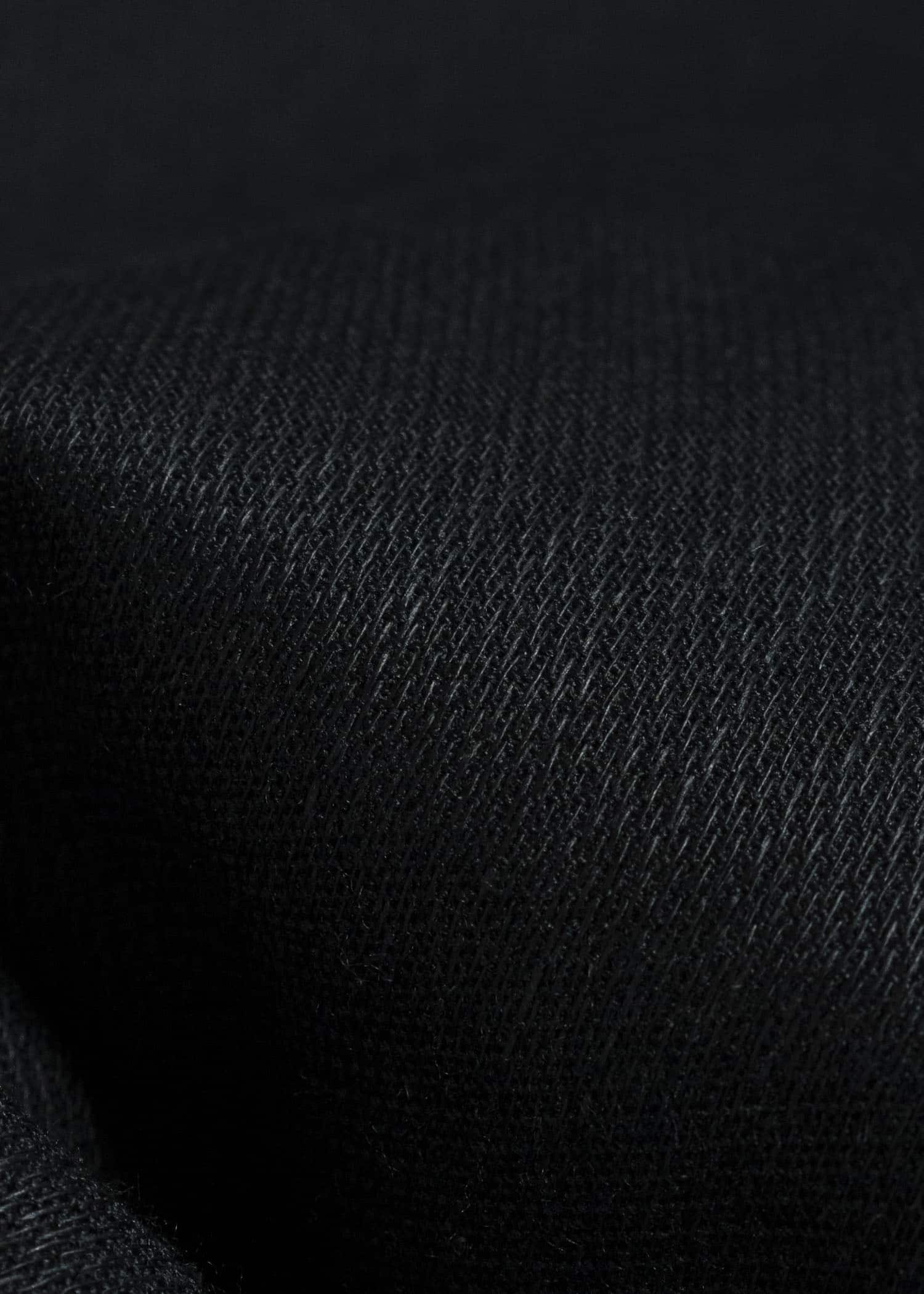 Gorsch 13-2ND-TR03-WH Wool Hemp Easy Trousers Black