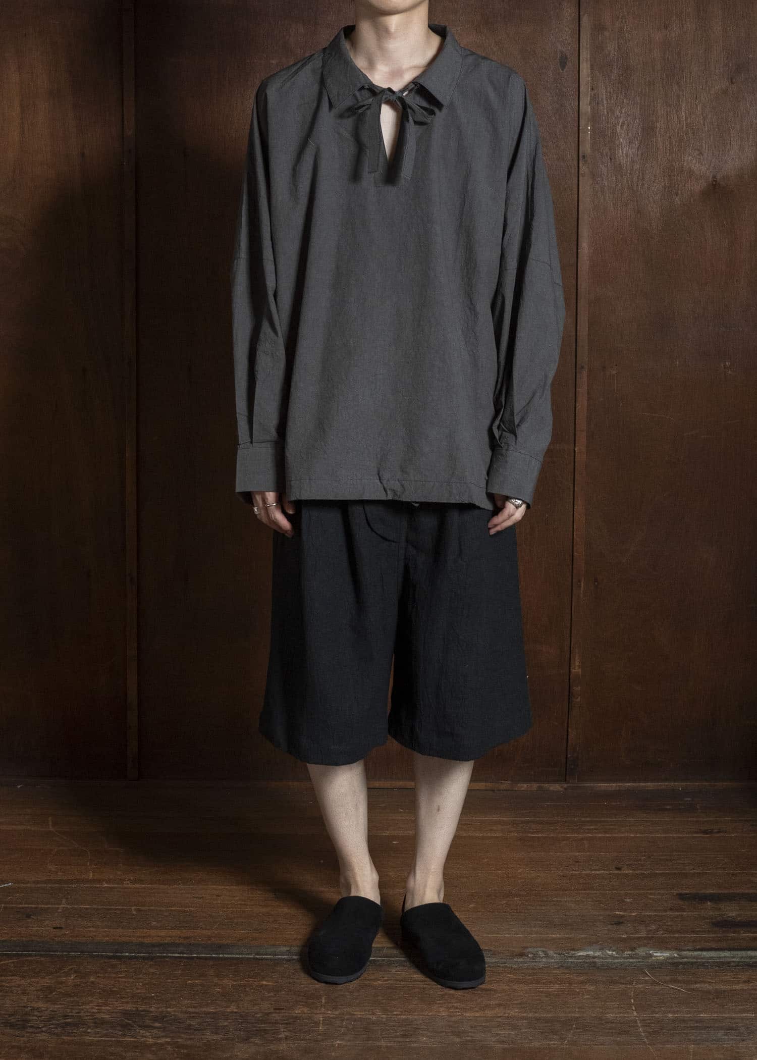 shi shi 26S2S3DG Fishrman shirts STONE GRAY