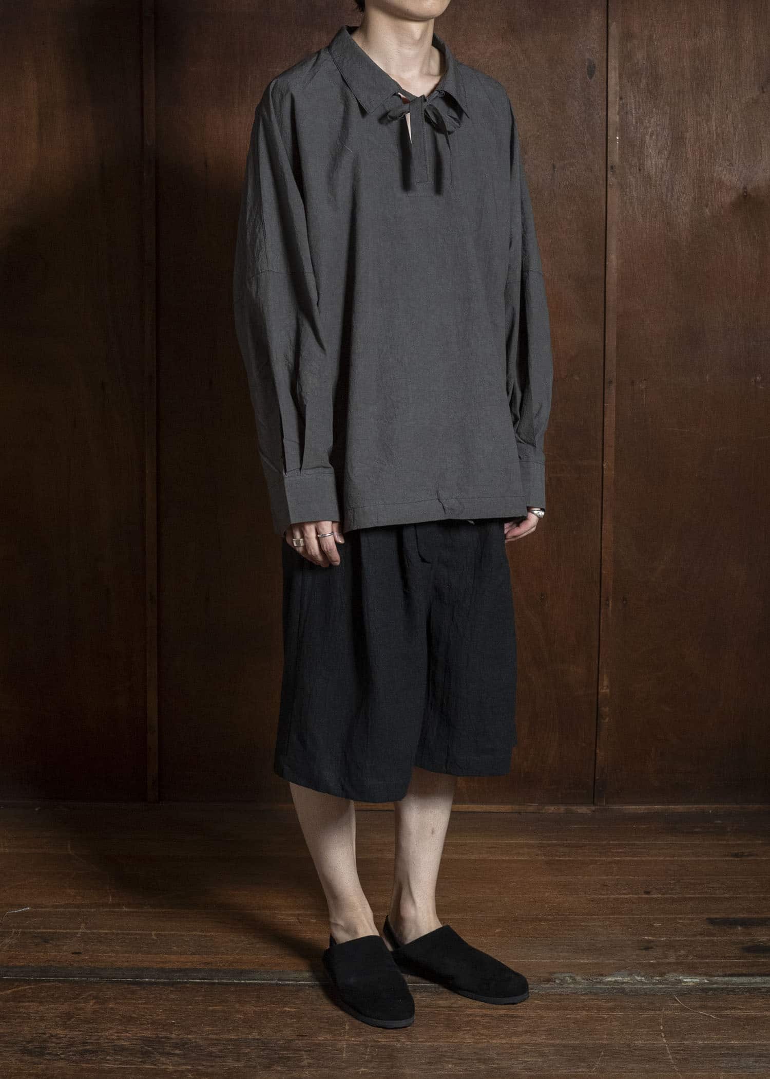 shi shi 26S2S3DG Fishrman shirts STONE GRAY