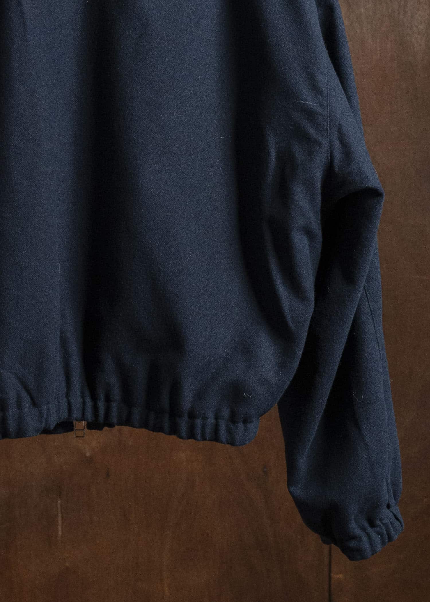 BIBLIOTHERK BR-OT06-AW25-02 DRAPED BLOUSON NAVY