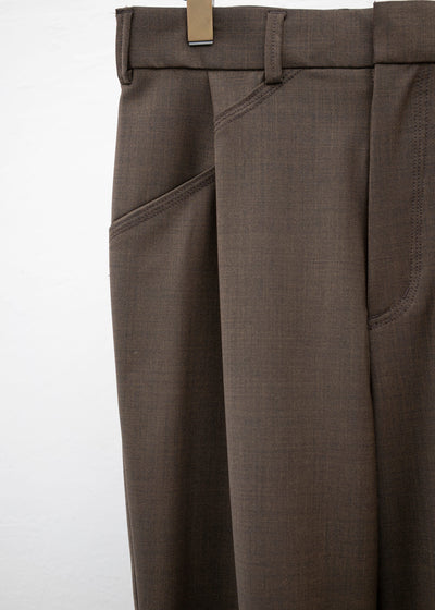 dauerbrenner by Edwina Horl GLOCKENHOSE〈ZEITLOS〉 brown