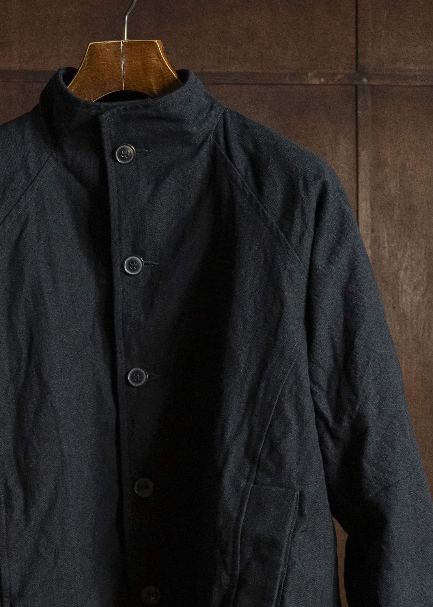 unkruid late night black herringbone
