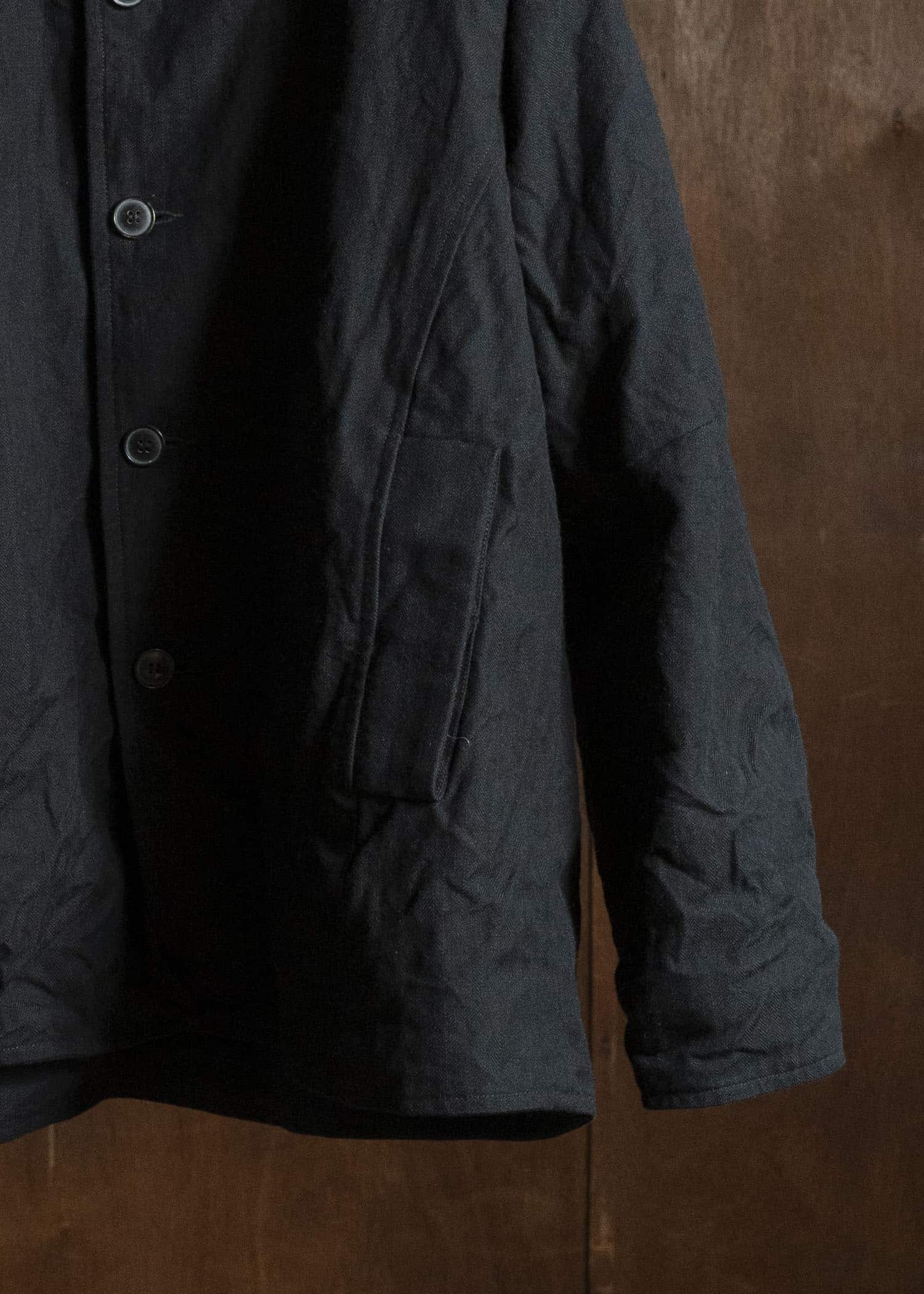 unkruid late night black herringbone