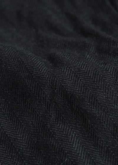 unkruid late night black herringbone