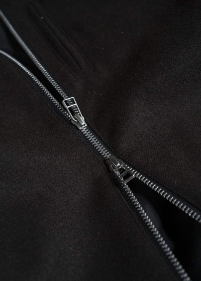 BIBLIOTHERK BR-OT06-AW25-01 DRAPED BLOUSON BROWN