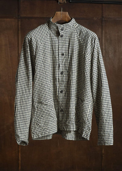unkruid pickers shirt wool silk check