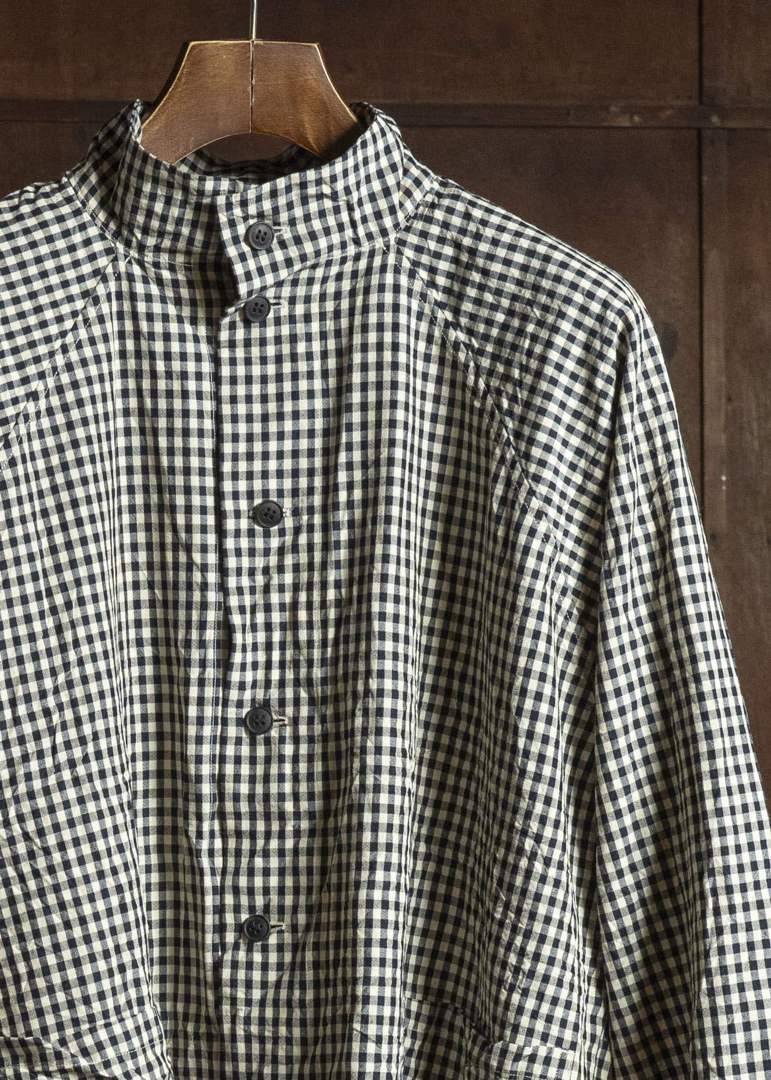 unkruid pickers shirt wool silk check