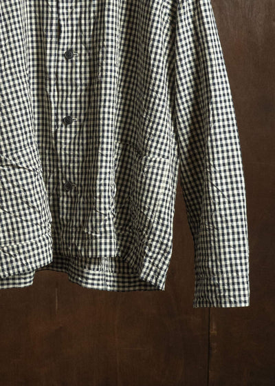 unkruid pickers shirt wool silk check