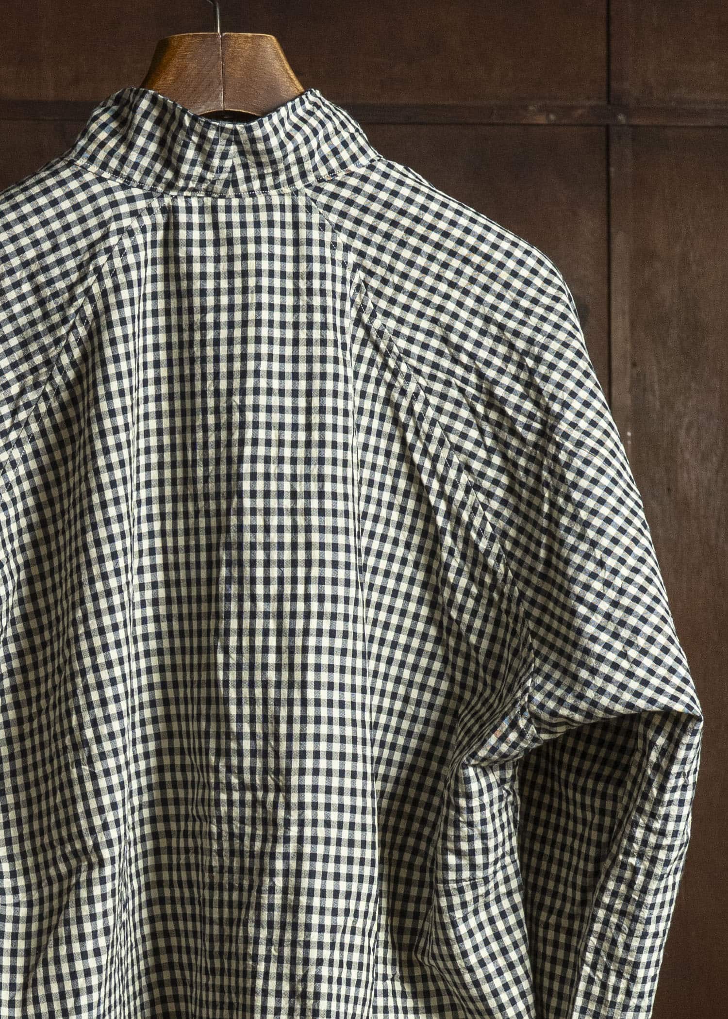 unkruid pickers shirt wool silk check