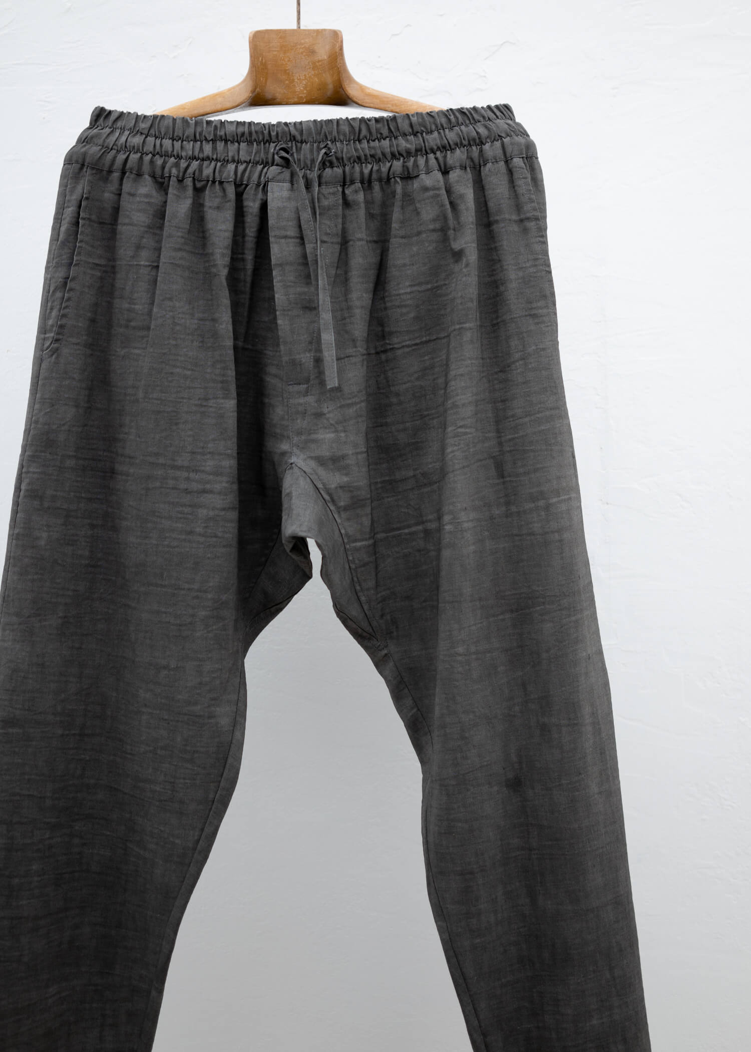 JAN-JAN VAN ESSCHE "TROUSERS#73" LOOSE FIT TRACK PANTS SUMI