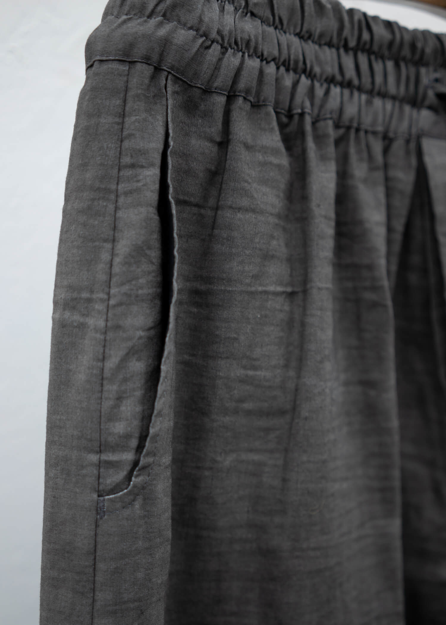 JAN-JAN VAN ESSCHE "TROUSERS#73" LOOSE FIT TRACK PANTS SUMI