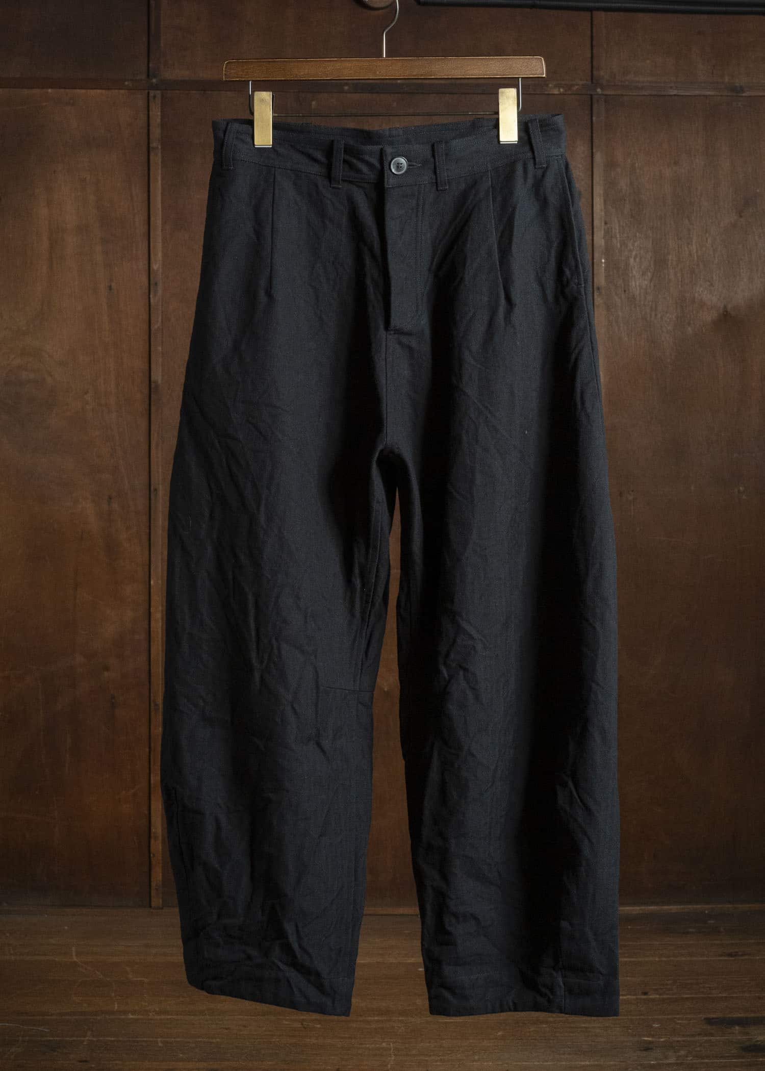 unkruid new baggy black herringbone