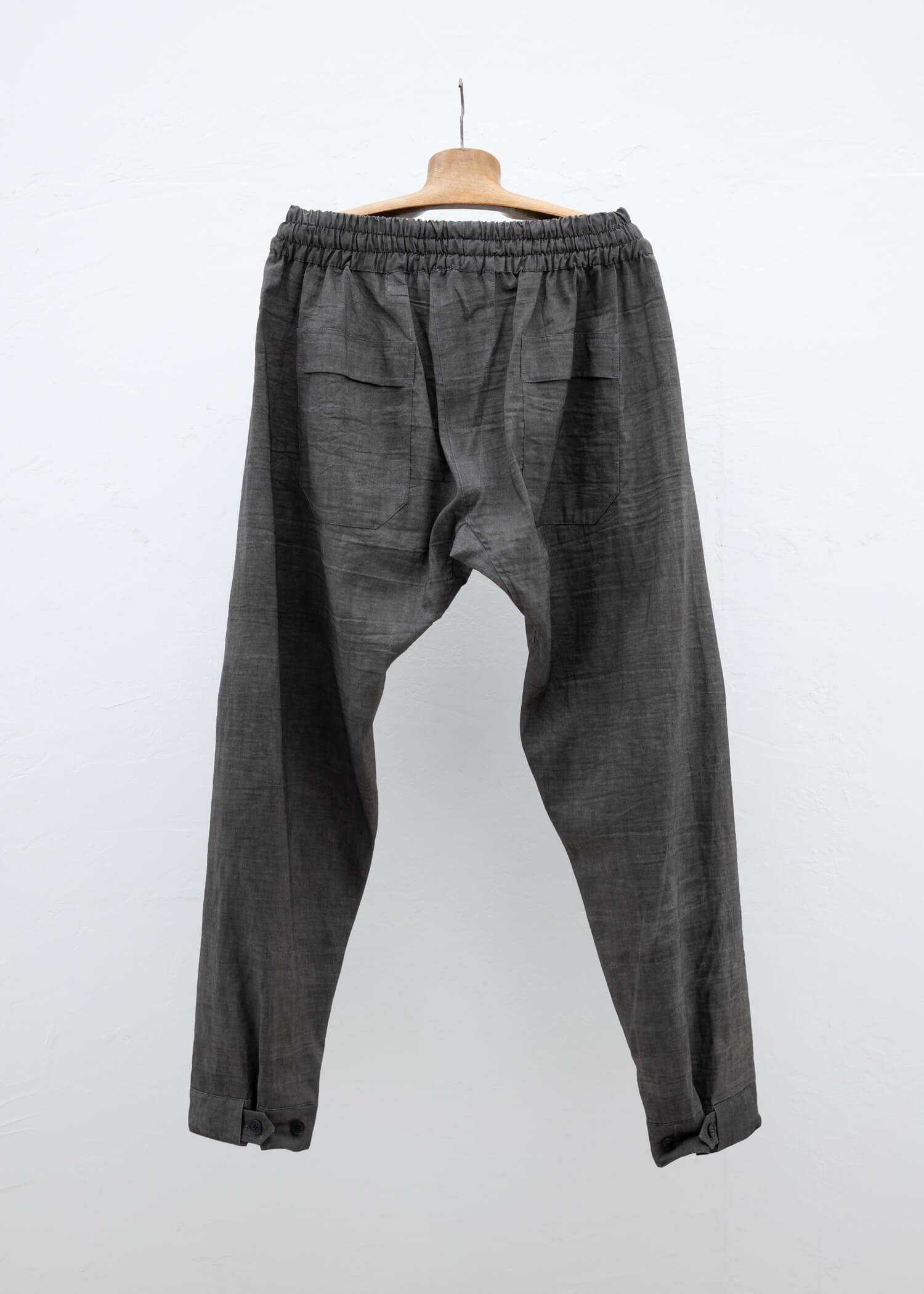 JAN-JAN VAN ESSCHE "TROUSERS#73" LOOSE FIT TRACK PANTS SUMI