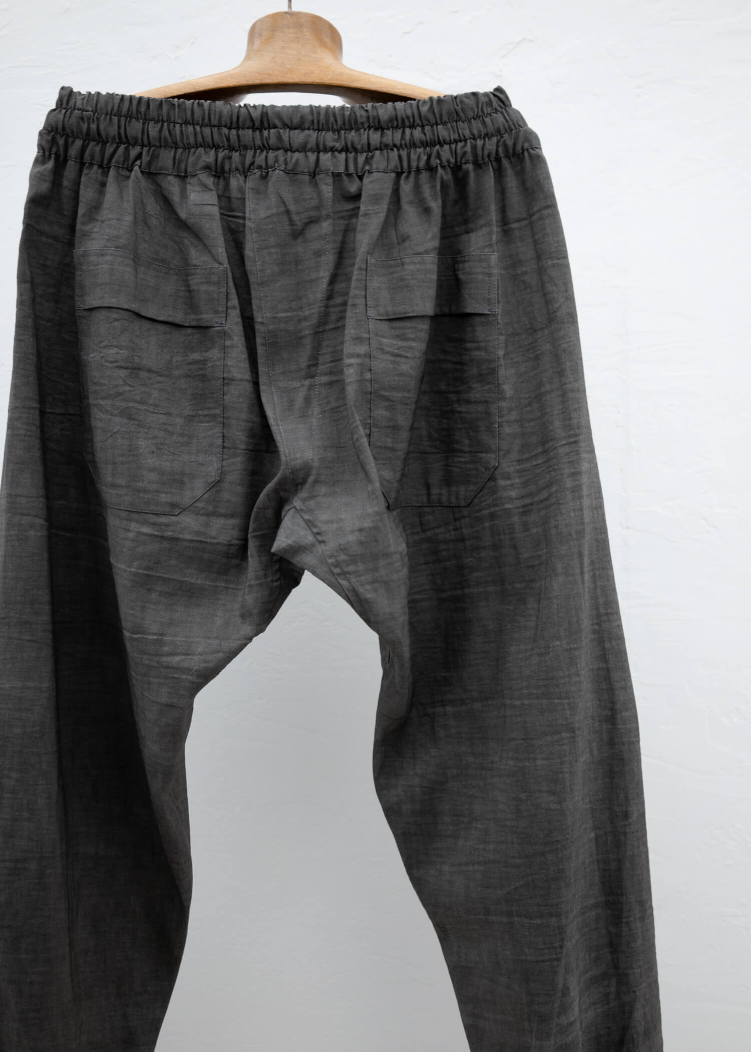 JAN-JAN VAN ESSCHE "TROUSERS#73" LOOSE FIT TRACK PANTS SUMI