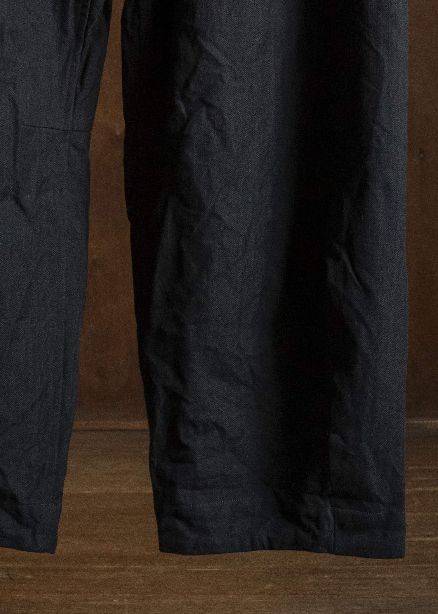 unkruid new baggy black herringbone