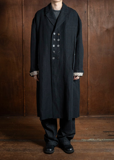 Professor.EE LONG COAT BLACK 25FW-PE-FM-27