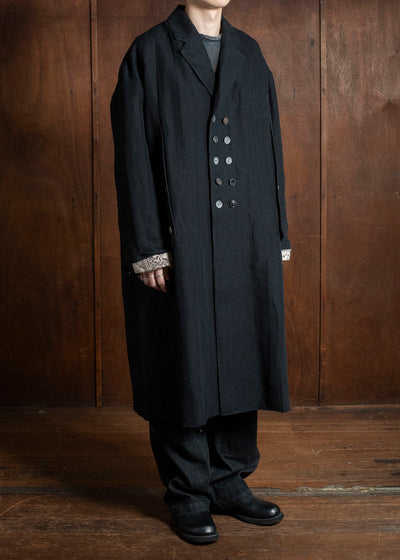 Professor.EE LONG COAT BLACK 25FW-PE-FM-27