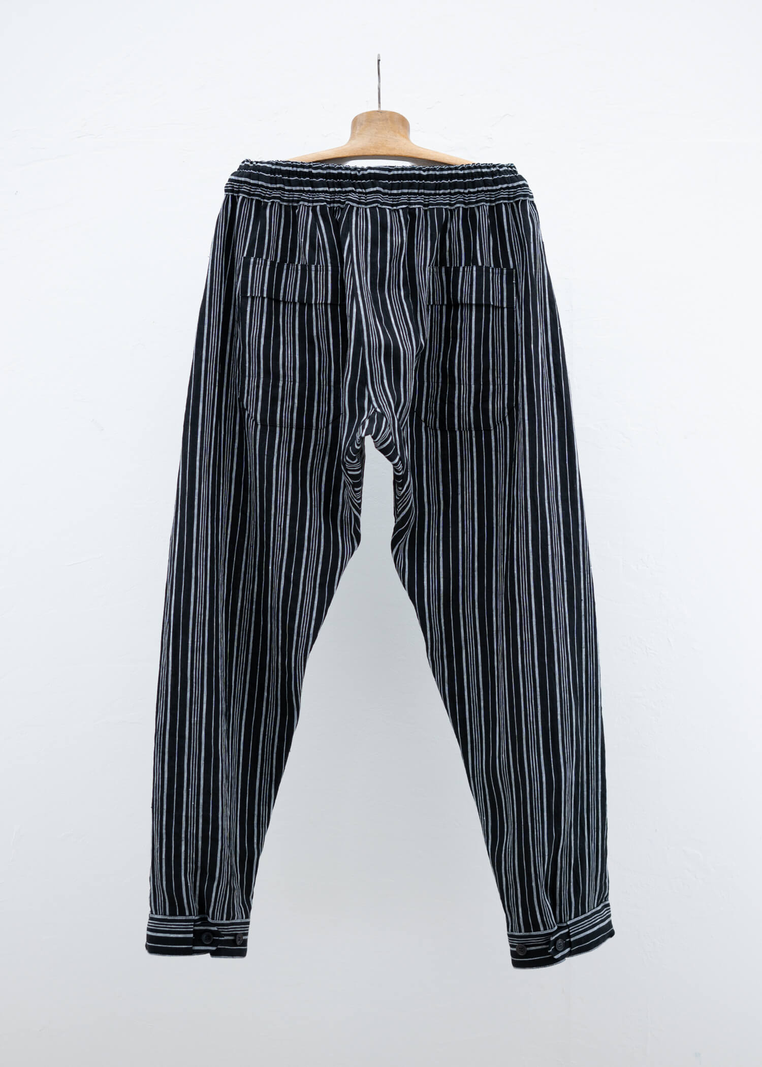 JAN-JAN VAN ESSCHE "TROUSERS#73" LOOSE FIT TRACK PANTS CONTRAST STRIPE