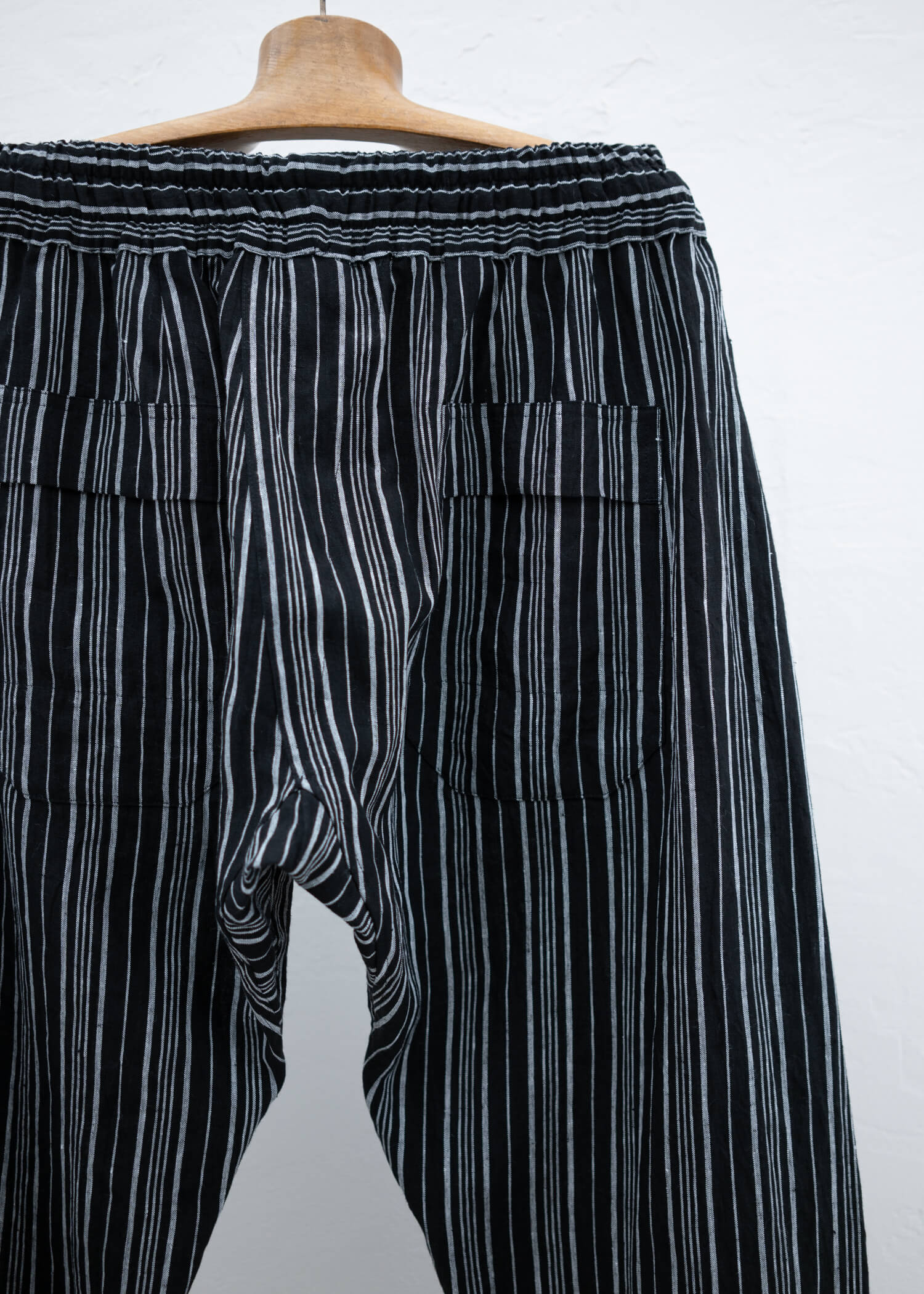 JAN-JAN VAN ESSCHE "TROUSERS#73" LOOSE FIT TRACK PANTS CONTRAST STRIPE