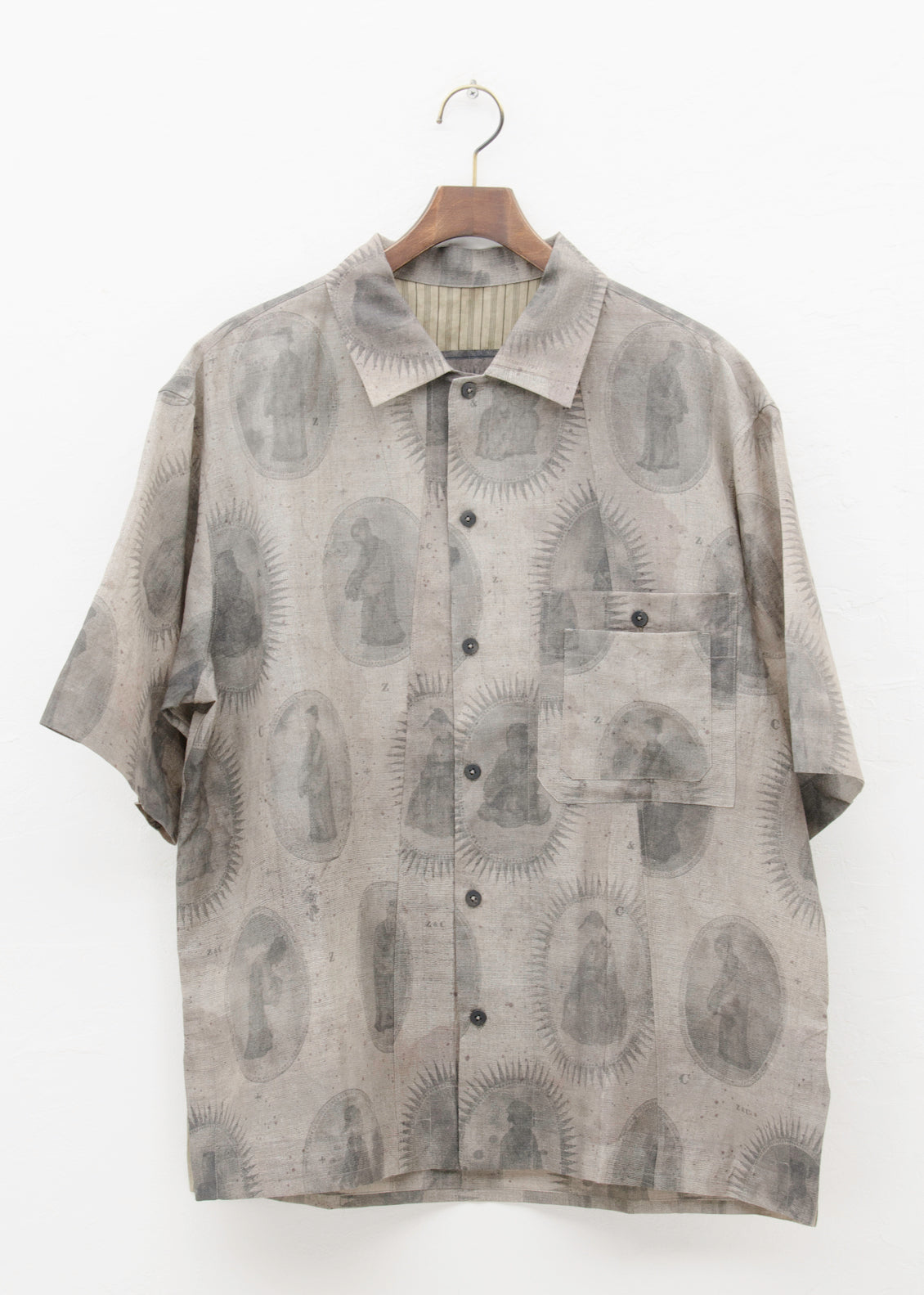 ZIGGY CHEN PRINTED SHORT SLEEVE SHIRT