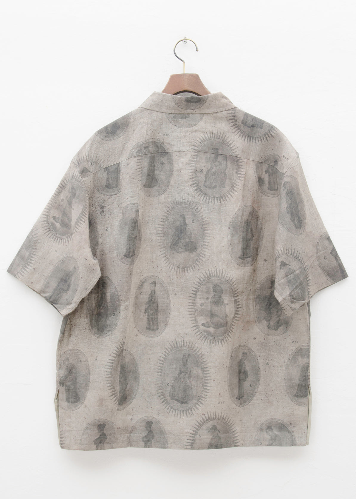 ZIGGY CHEN PRINTED SHORT SLEEVE SHIRT