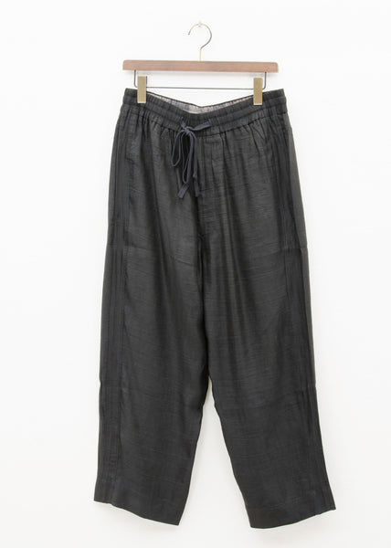 ZIGGY CHEN TAPERED CUT DRAWSTRING PANTS