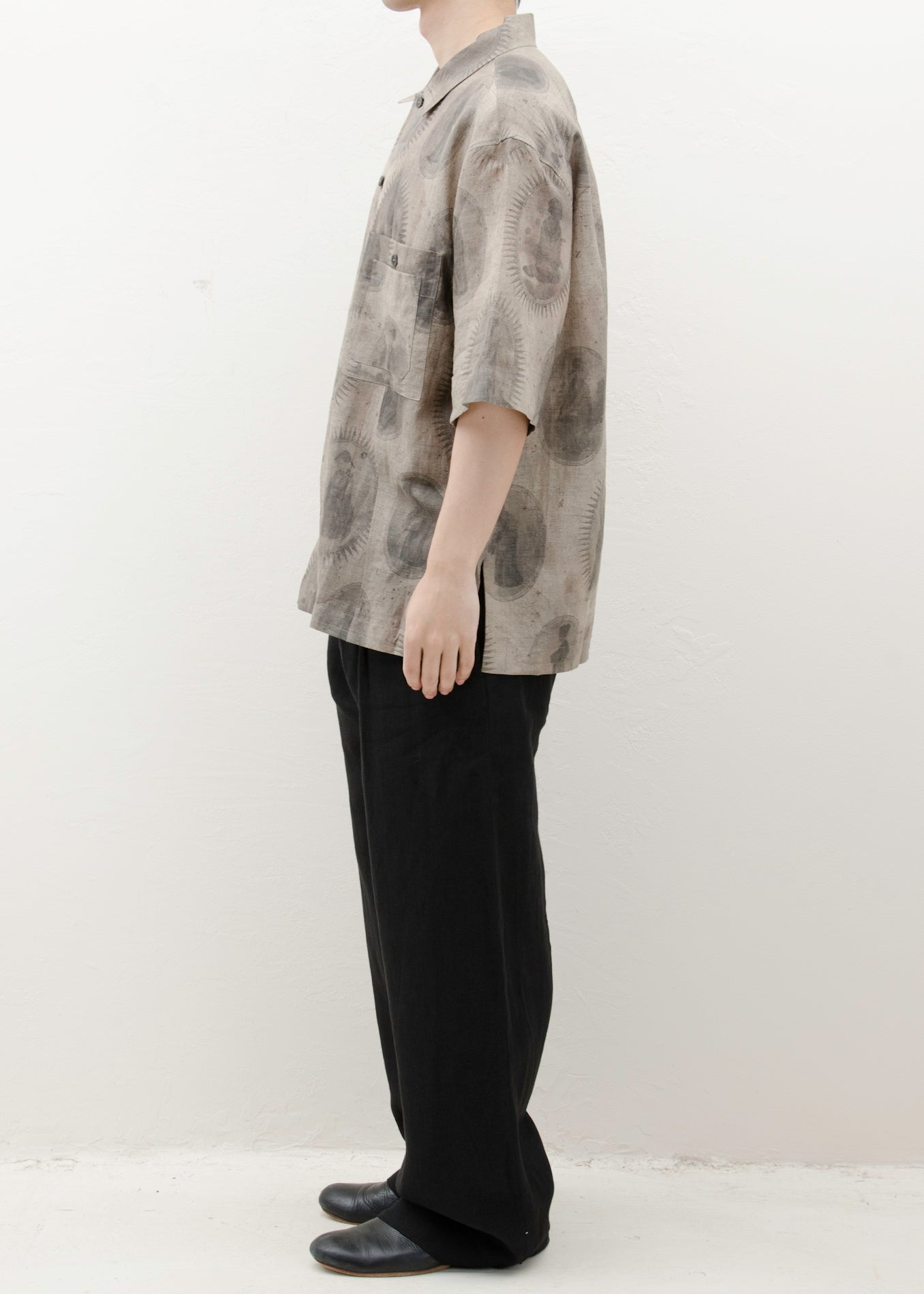 ZIGGY CHEN PRINTED SHORT SLEEVE SHIRT