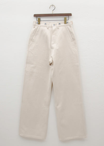 Taiga Takahashi ENGINEER TROUSERS/IVORY