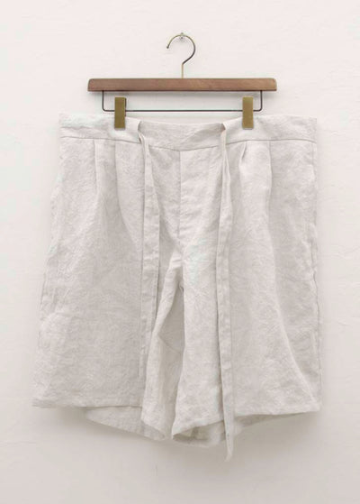 ZIIIN ""KODARMA"" 2 TUCK WIDE SHORT PANT / KINARI