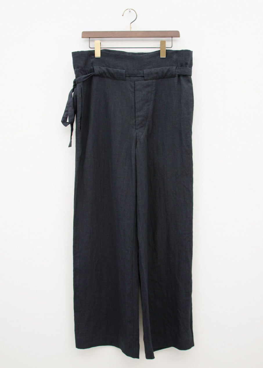 ZIIIN ""KANON"" STRAIGHT PANT / BLACK