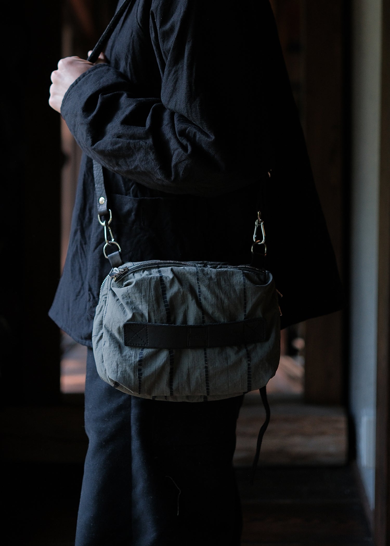 GUIDI 9018NLT-020 Marshmallow Bag (SUZUSAN × GUIDI) Tesuji Shibori