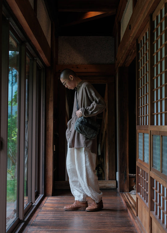 ZIIIN """"""""""""""VENKEI""""""""""""""""""""""""""""""" HEMGATHER PANT / KINARI