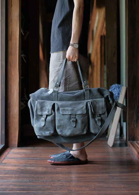 GUIDI T16 TRAVEL BAG HORSE FULL GRAIN AND REVERSE CV60T