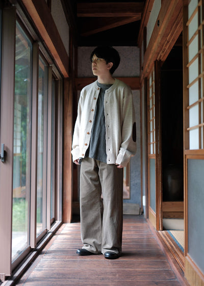 Taiga Takahashi Lot.513 ARC Cardigan / MIX IVORY