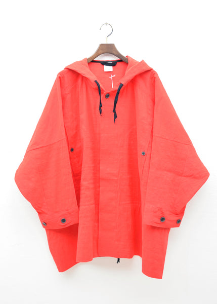 JAN-JAN VAN ESSCHE "PARKA#9"POPPY COARSE HEMP/COTTON