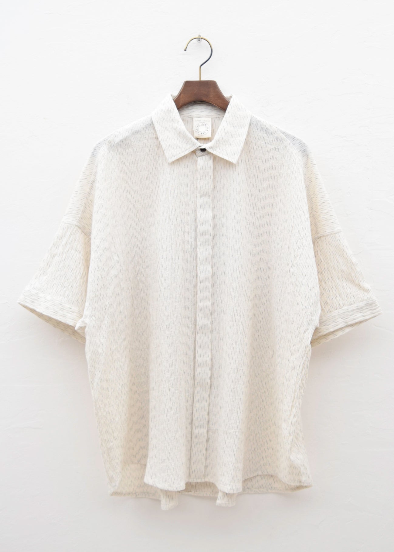 JAN-JAN VAN ESSCHE "SHIRT#88" RAIN KASURI NETTLE CLOTH